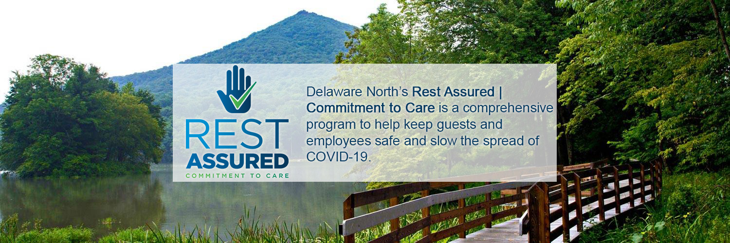 Rest Assured Commitment To Care | Delaware North’s Rest Assured | Commitment to Care is a comprehensive program to help keep guests and employees safe and slow the spread of COVID-19.